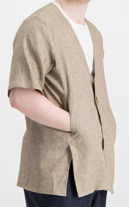 Short Sleeve Overshirt "Giorgio" side view